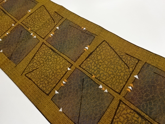 JAPANESE NAGOYA OBI / WOVEN ABSTRACT